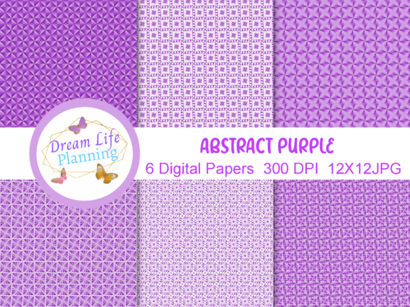 Abstract Purple Free Digital Papers