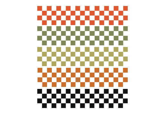 Checkerboard Pattern Retro Halloween