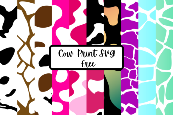 Cow Print SVG Free: 10 Versatile Patterns for Design & Craft