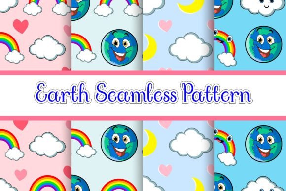 Earth Seamless Pattern