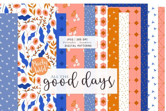 Good Days Seamless Pattern Scrap Paper