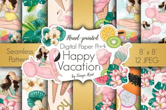 Happy Vacation Summer Paper Pack: Creative Freedom for Your Next Seasonal Project
