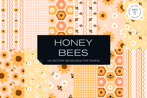 Honey Bees: A Thoughtfully Crafted Pattern Collection for Designers and Makers