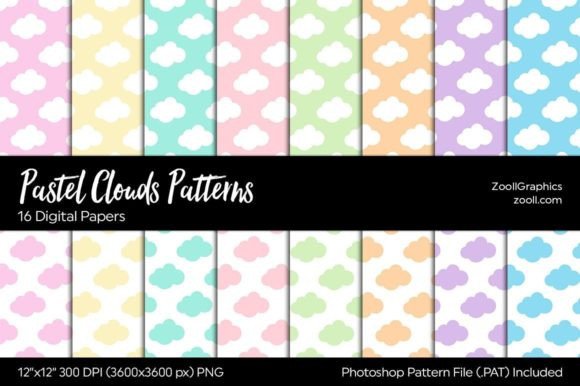 Pastel Clouds Digital Papers: Soft, Seamless, and Surprisingly Versatile