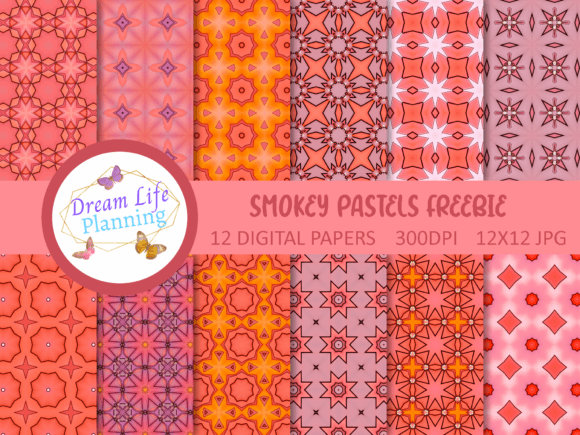 Smokey Pastels Free Digital Papers: Soft, Sophisticated & Surprisingly Versatile