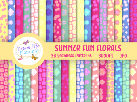 Summer Fun: Bright, Playful Floral Patterns Designed for Real Craft Projects