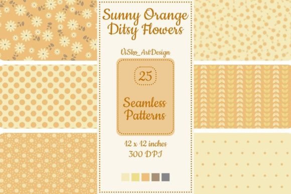 Sunny Ditsy Flowers