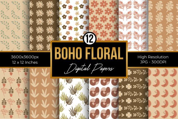 Why the Boho Floral Digital Paper Pack Is Reshaping Creative Workflow for Modern Makers
